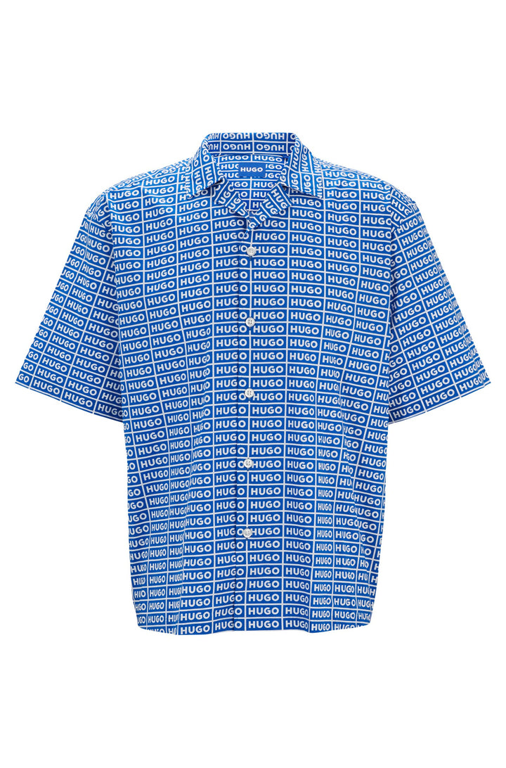 HUGO Casual Shirts Relaxed Fit in Cotton - ELIGINO 10261696 01-50520079- Concorde Fashion#color_blue-493