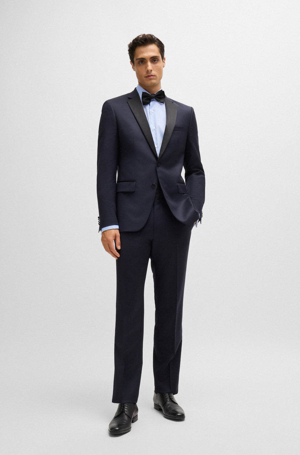 BOSS Formal Shirts Regular Fit in Cotton - H-JOE-SPREAD-DC-214 10261708 01-50520034- Concorde Fashion#color_blue-450
