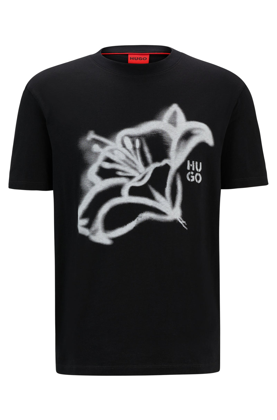 HUGO T-Shirts Relaxed Fit in Cotton - DABLUMO 10261710 01-50516711- Concorde Fashion#color_black-001