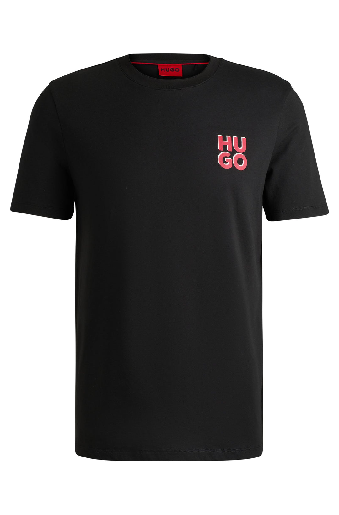HUGO T-Shirts Regular Fit in Cotton - DIMONITI 10261710 01-50522434- Concorde Fashion#color_black-001