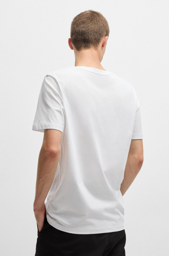 HUGO T-Shirts Regular Fit in Cotton - DIMONITI 10261710 01-50522434- Concorde Fashion#color_white-100