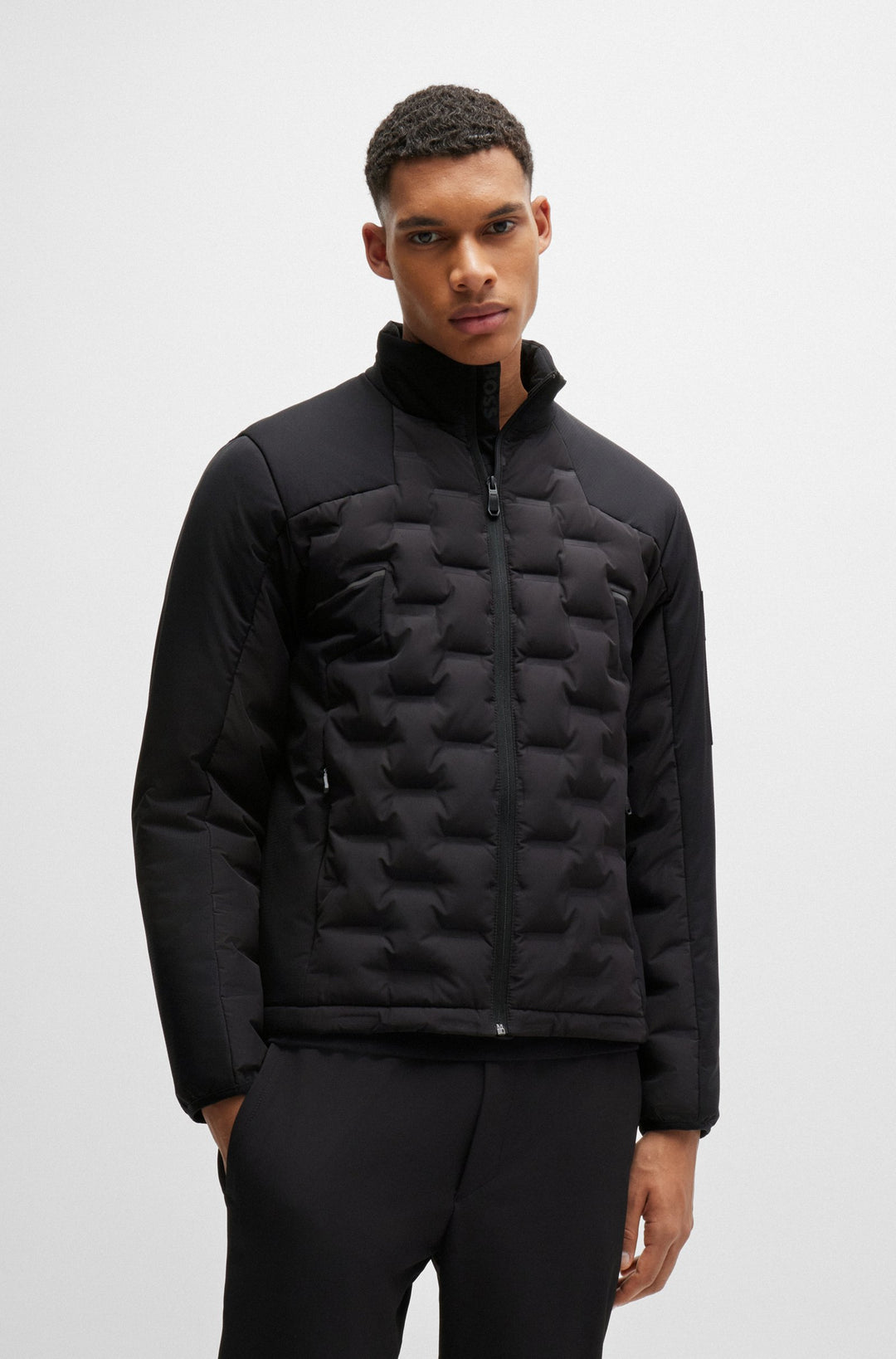 BOSS Casual Jackets Regular Fit in Polyester - J_THEO 10261716 01-50514344- Concorde Fashion#color_black-001