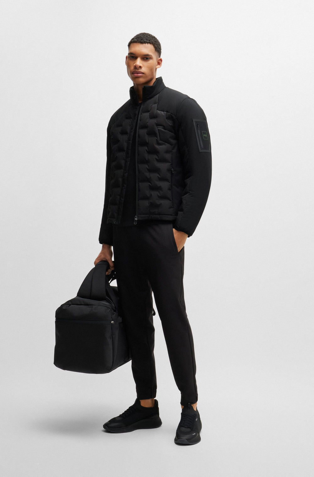 BOSS Casual Jackets Regular Fit in Polyester - J_THEO 10261716 01-50514344- Concorde Fashion#color_black-001