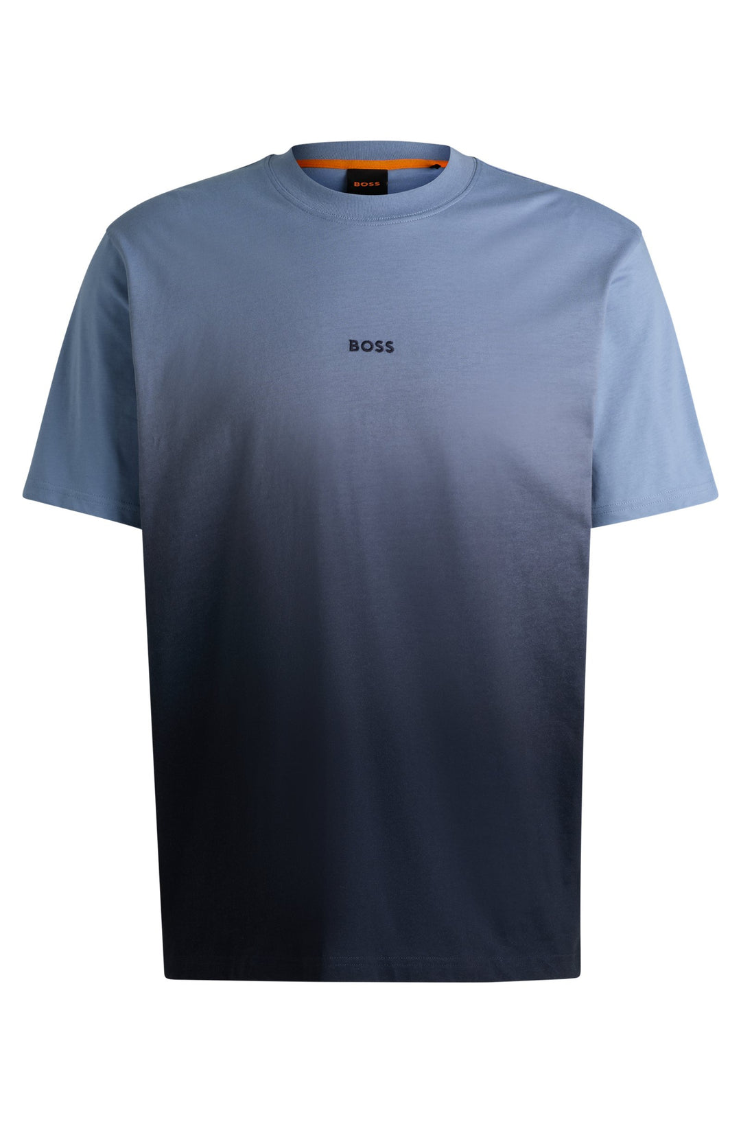 BOSS T-Shirts Relaxed Fit in Cotton - TE_GRADIENT 10261765 01-50519187- Concorde Fashion#color_blue-464