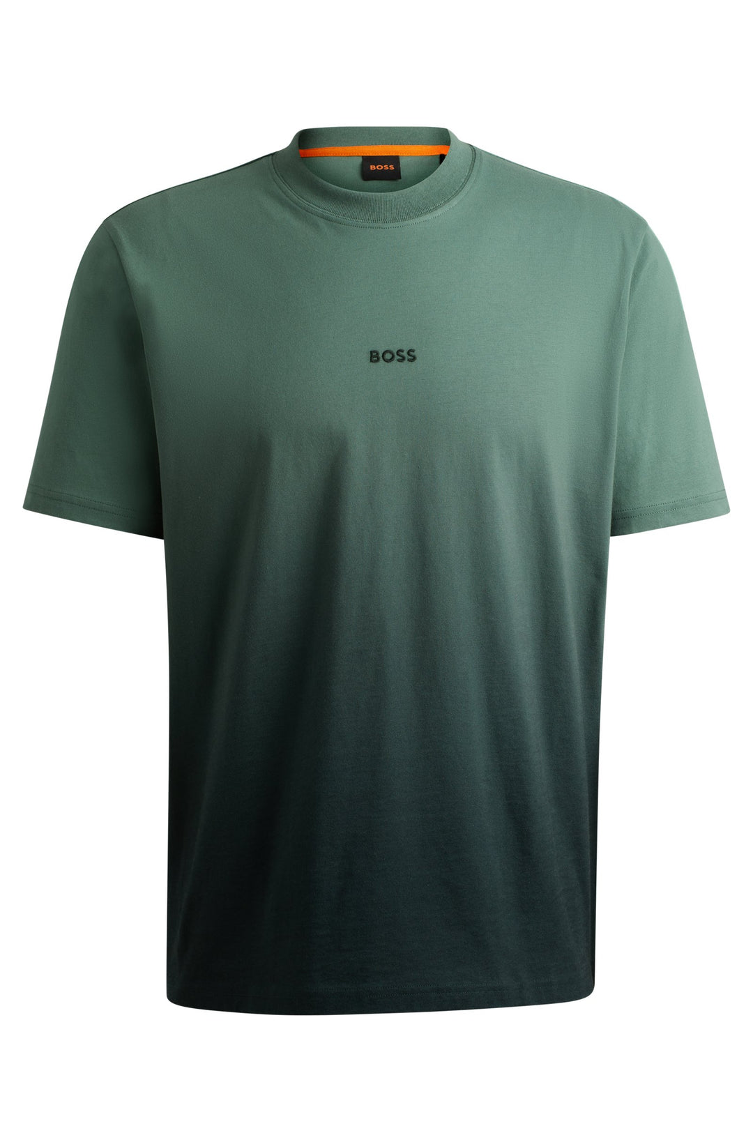 BOSS T-Shirts Relaxed Fit in Cotton - TE_GRADIENT 10261765 01-50519187- Concorde Fashion#color_green-341