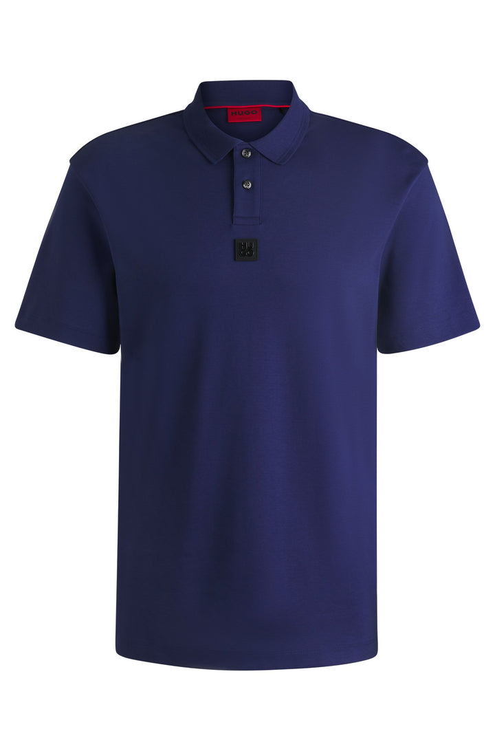 HUGO Polos Regular Fit in Cotton - DEABONO_D 10261766 01-50517638- Concorde Fashion#color_navy-407