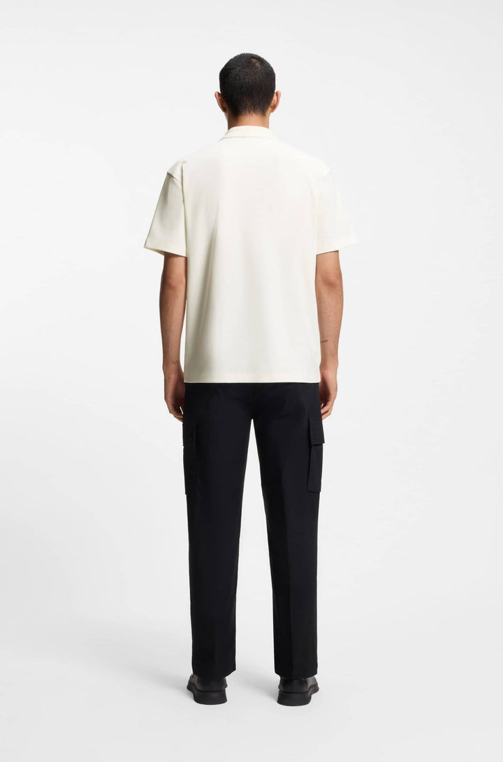 HUGO Polos Regular Fit in Cotton - DEABONO_D 10261766 01-50517638- Concorde Fashion#color_white-103