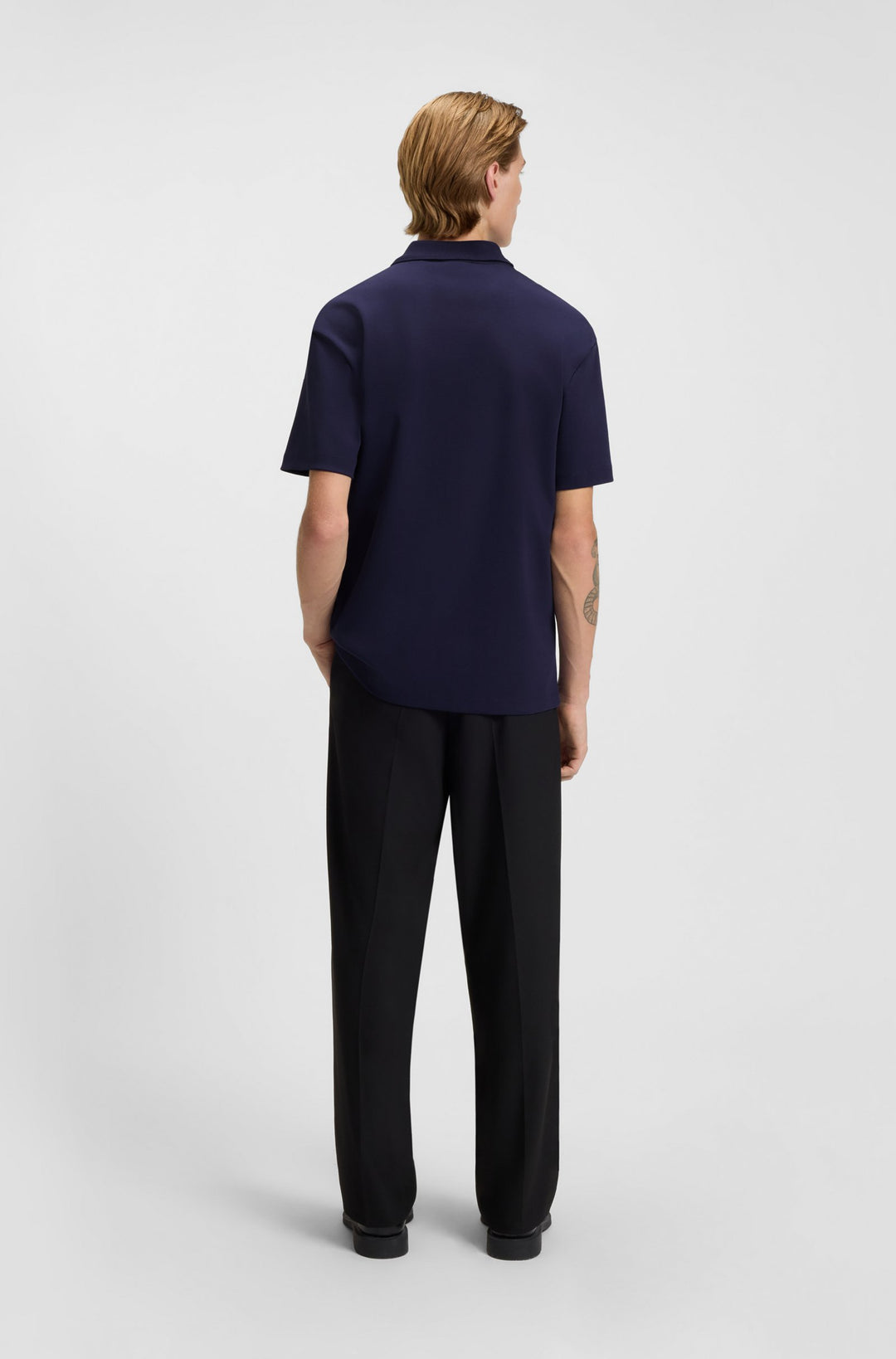 HUGO Polos Regular Fit in Cotton - DEABONO_D 10261766 01-50517638- Concorde Fashion#color_navy-418