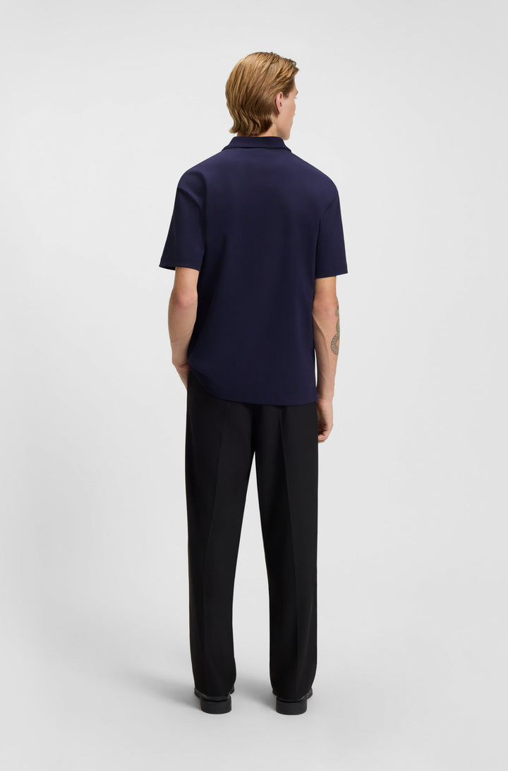 HUGO Polos Regular Fit in Cotton - DEABONO_D 10261766 01-50517638- Concorde Fashion#color_navy-418