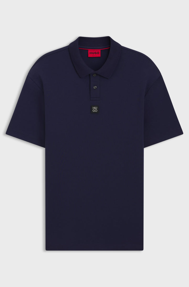 HUGO Polos Regular Fit in Cotton - DEABONO_D 10261766 01-50517638- Concorde Fashion#color_navy-418