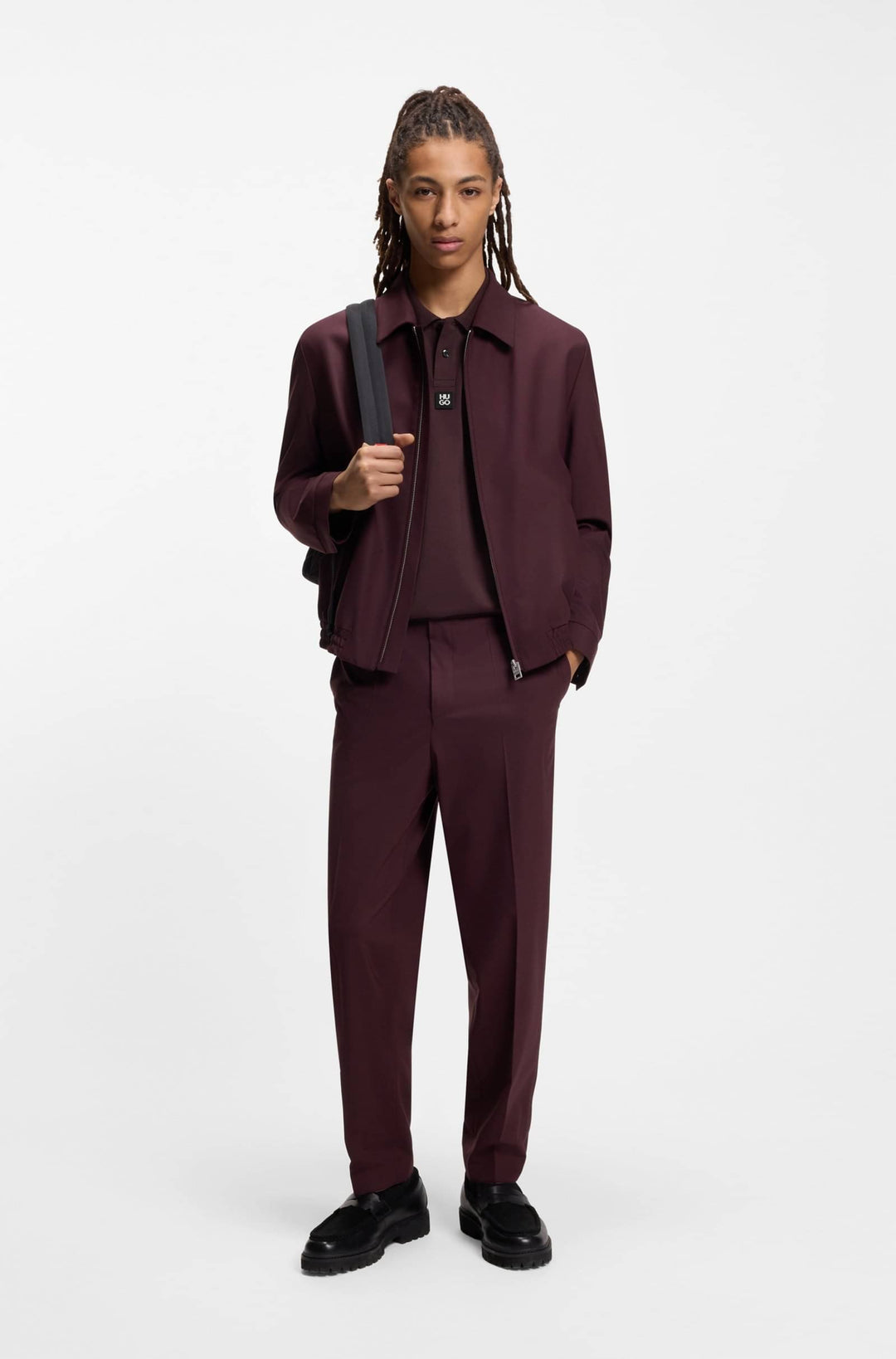 HUGO Polos Regular Fit in Cotton - DEABONO_D 10261766 01-50517638- Concorde Fashion#color_brown-249