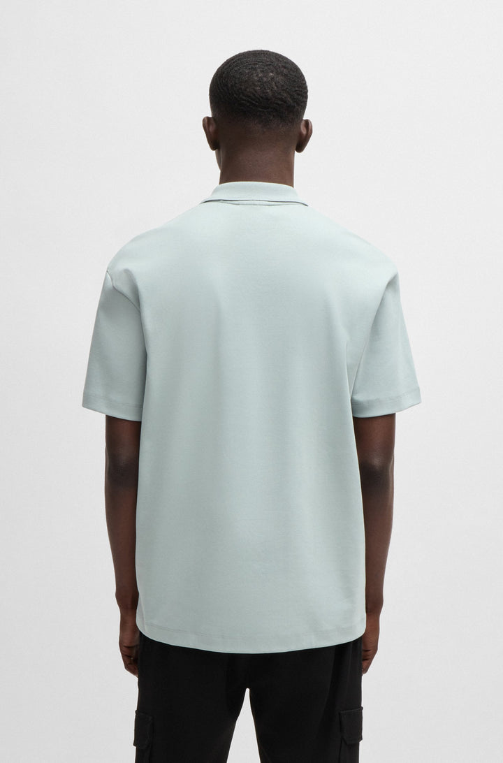 HUGO Polos Regular Fit in Cotton - DEABONO_D 10261766 01-50517638- Concorde Fashion#color_grey-074
