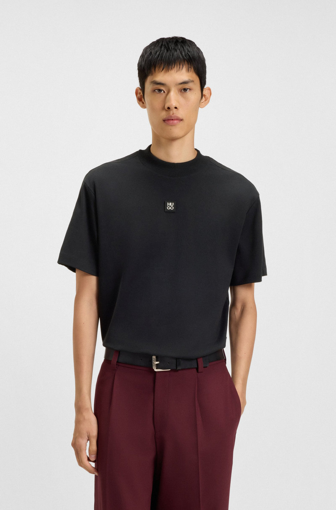 HUGO T-Shirts Relaxed Fit - DANOVOTI 50546391- Concorde Fashion#color_black-001