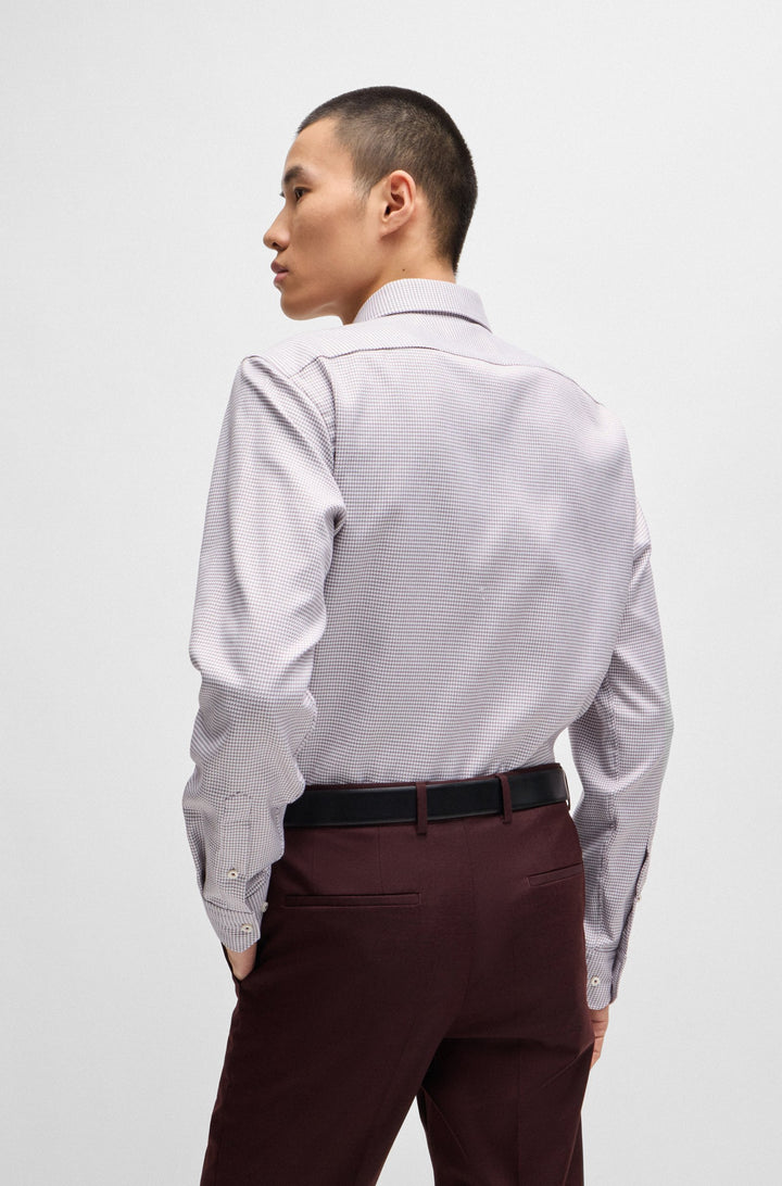 BOSS Formal Shirts Regular Fit in Cotton - H-JOE-SPREAD-C1-222 10261798 01-50519951- Concorde Fashion#color_red-605