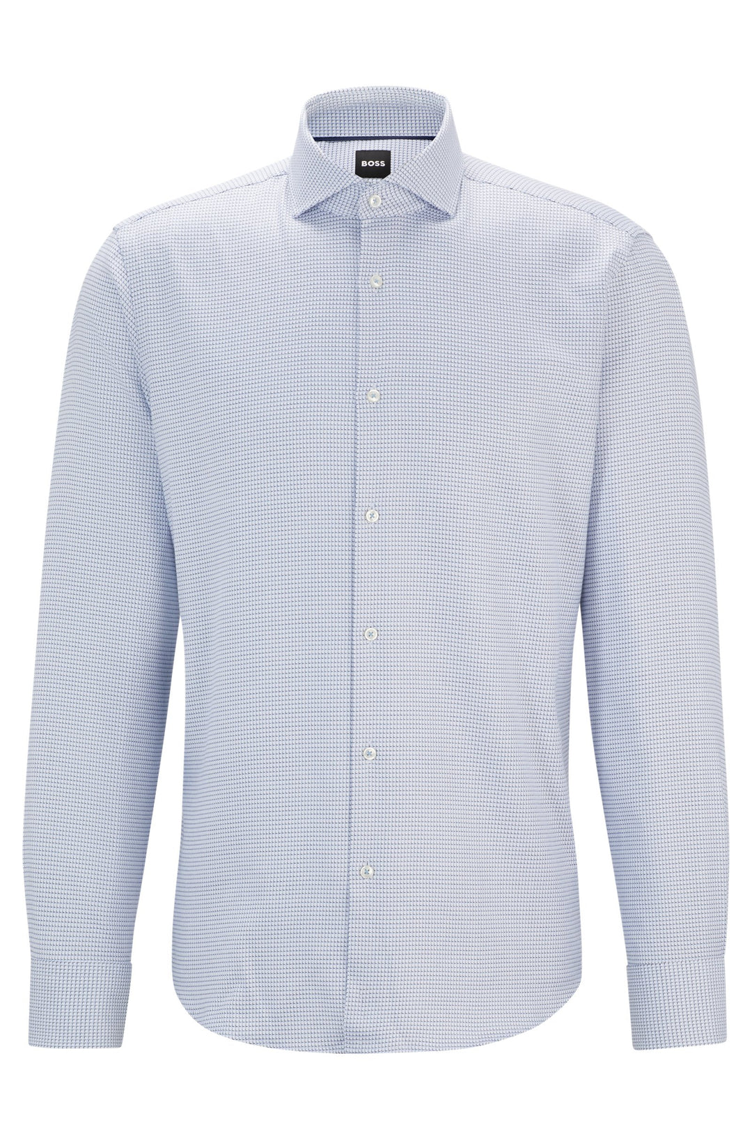 BOSS Formal Shirts Regular Fit in Cotton - H-JOE-SPREAD-C1-222 10261798 01-50519951- Concorde Fashion#color_blue-450