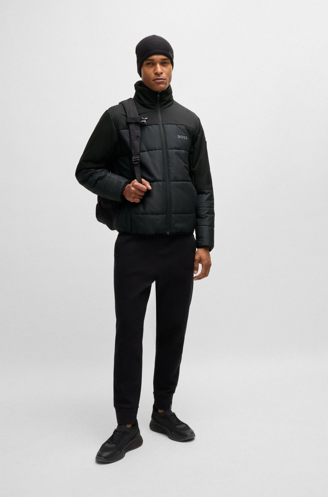 BOSS Casual Jackets  in Polyester - J_HAMAR 4 10261821 01-50522668- Concorde Fashion#color_black-001