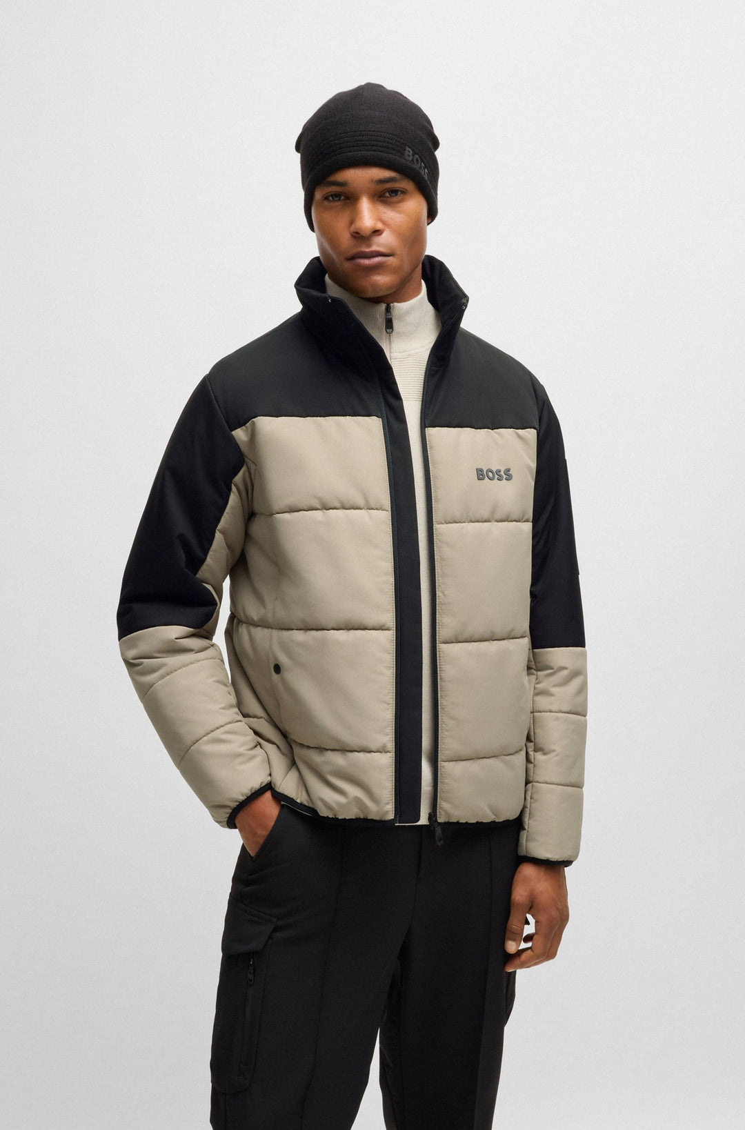 BOSS Casual Jackets  in Polyester - J_HAMAR 4 10261821 01-50522668- Concorde Fashion#color_green-334