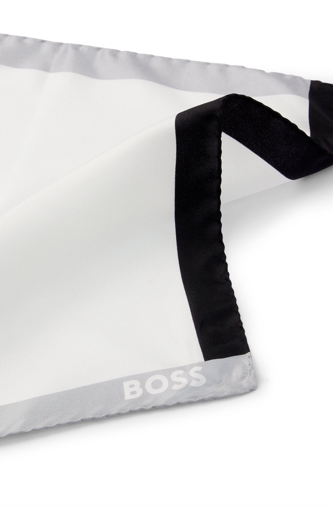 BOSS Pocket Squares  in Silk - H-POCKET SQ-222 10261828 01-50520375- Concorde Fashion#color_black-001