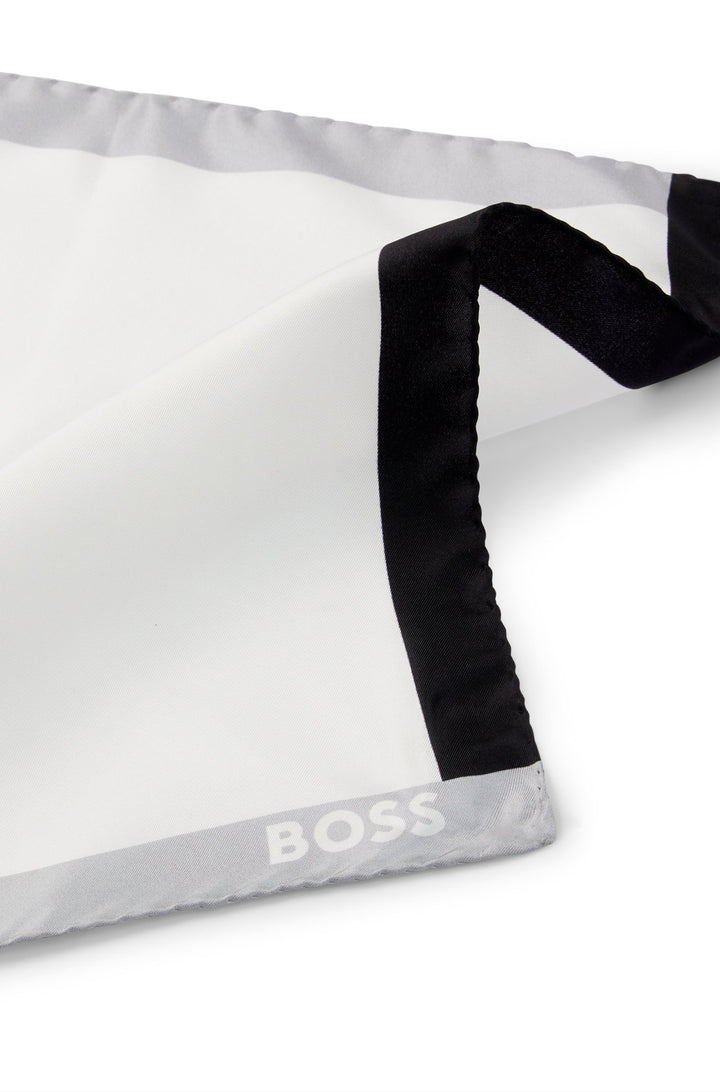 BOSS Pocket Squares  in Silk - H-POCKET SQ-222 10261828 01-50520375- Concorde Fashion#color_black-001