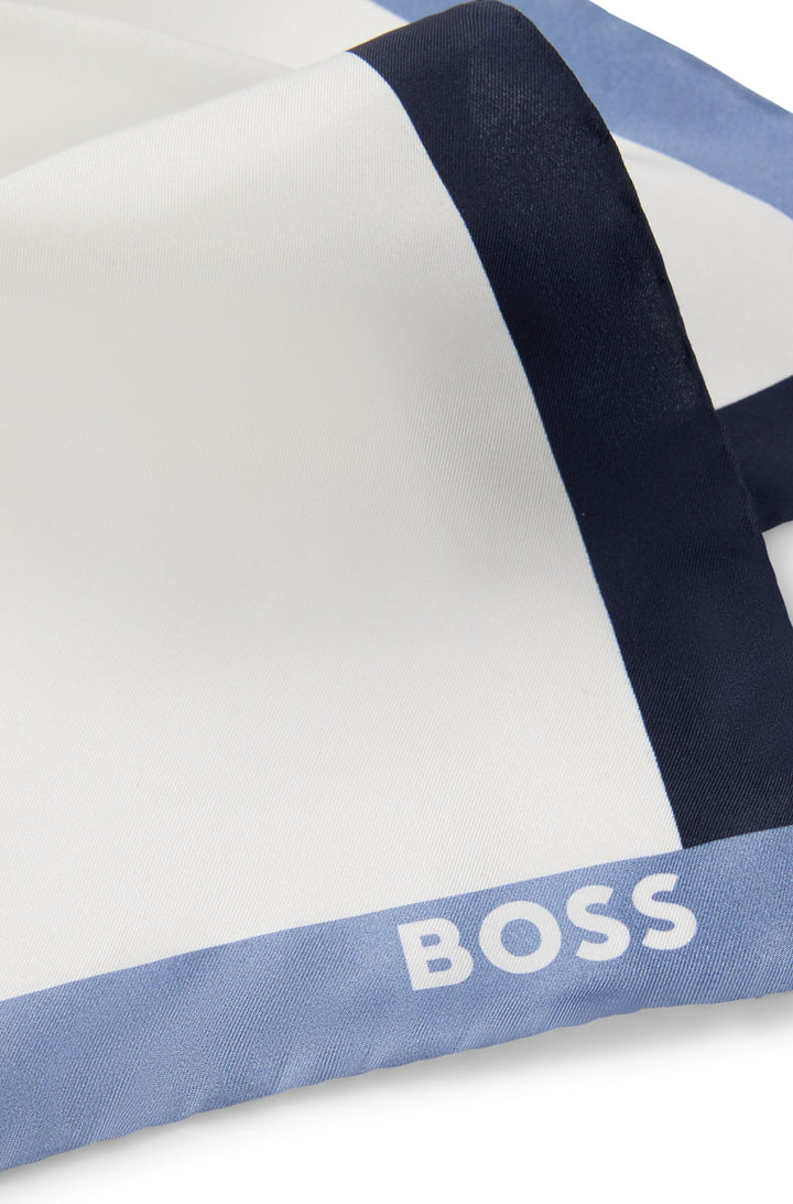 BOSS Pocket Squares  in Silk - H-POCKET SQ-222 10261828 01-50520375- Concorde Fashion#color_navy-404