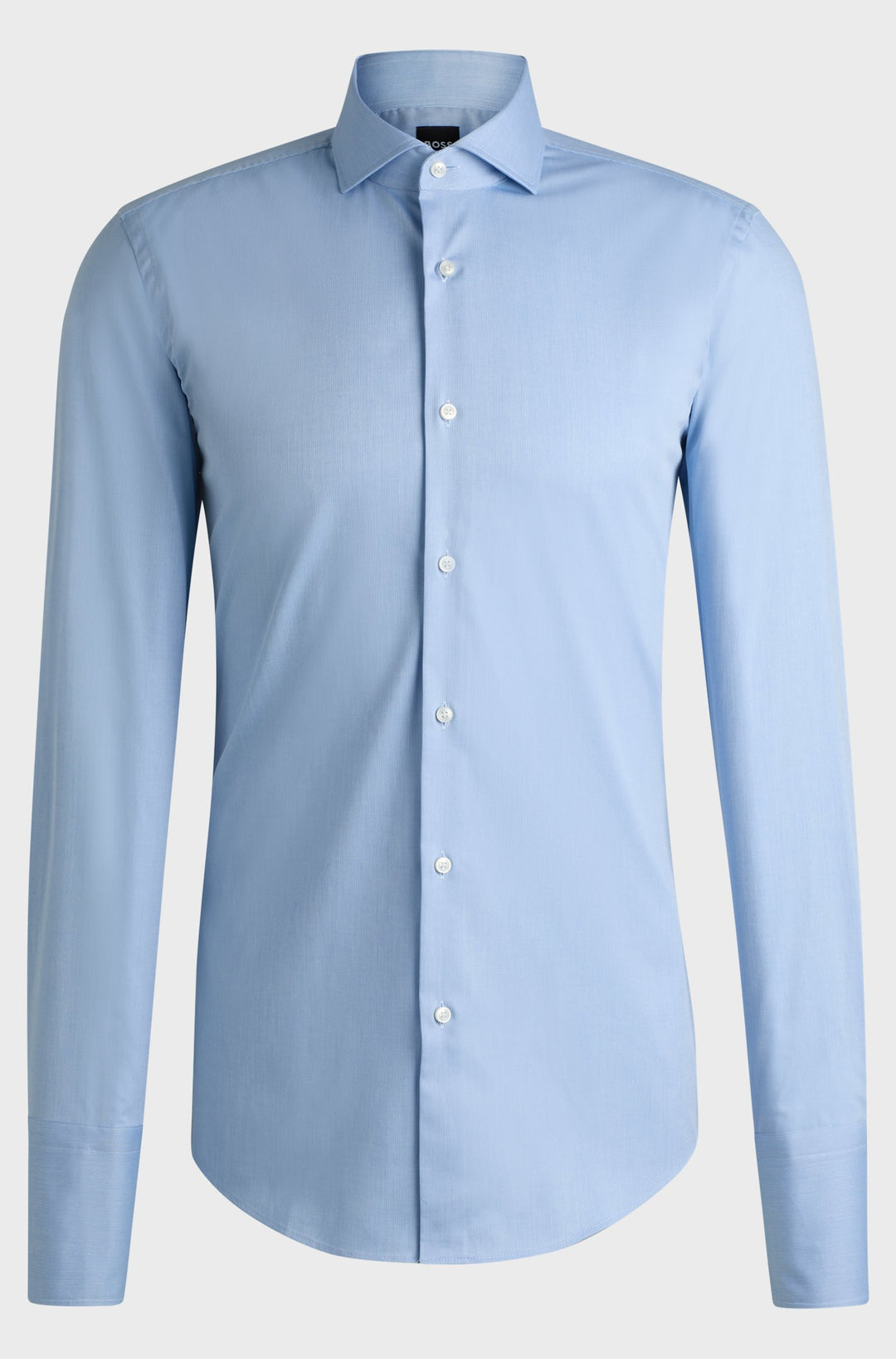 BOSS Formal Shirts Slim Fit in Cotton Mix - H-HANK-SPREAD-DC-214 10261836 01-50519935- Concorde Fashion#color_blue-450