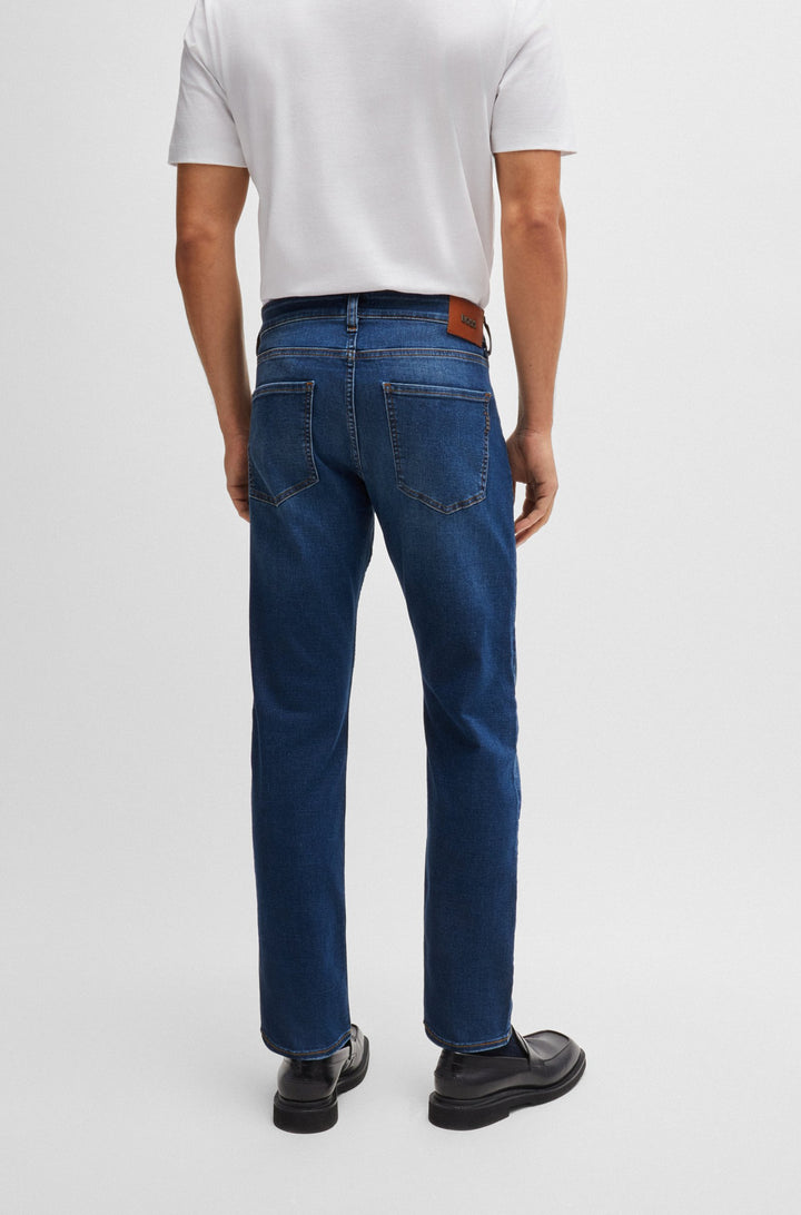 BOSS Jeans Slim Fit in Cotton Mix - H-DELAWARE 10261858 01-50520559- Concorde Fashion#color_blue-436