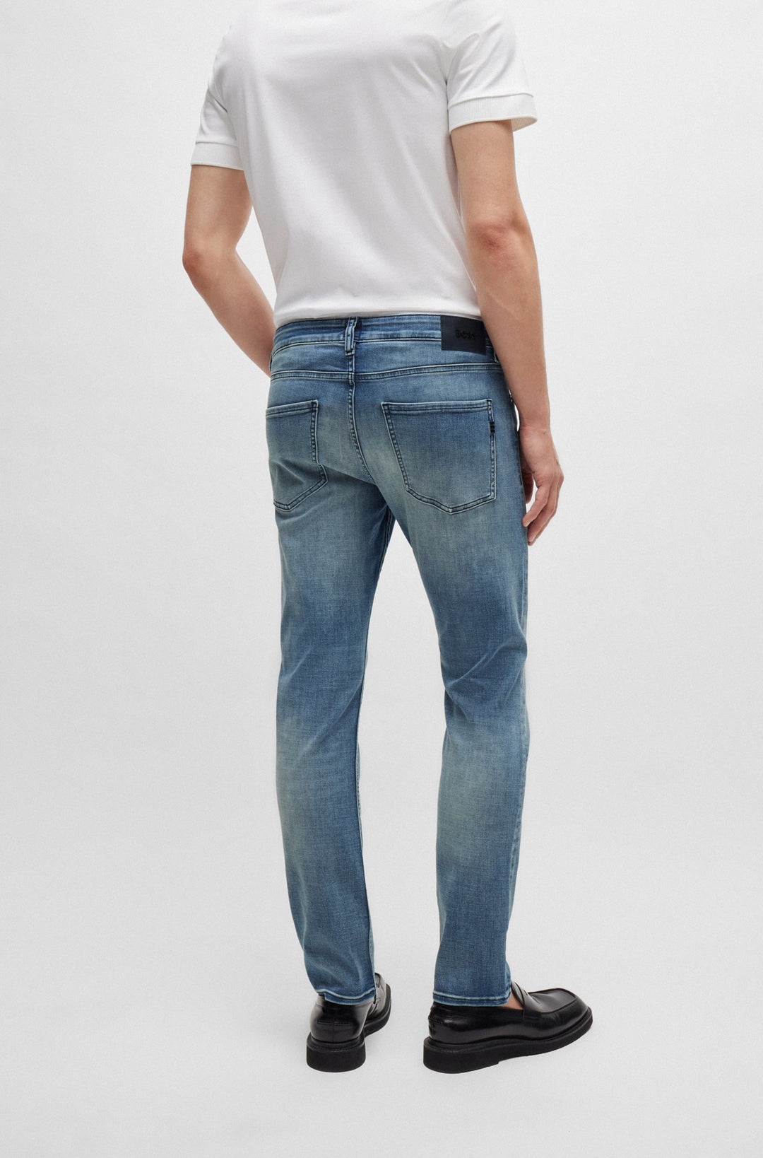 BOSS Jeans Slim Fit in Cotton Mix - C-DELAWARE 10261858 01-50522493- Concorde Fashion#color_blue-448