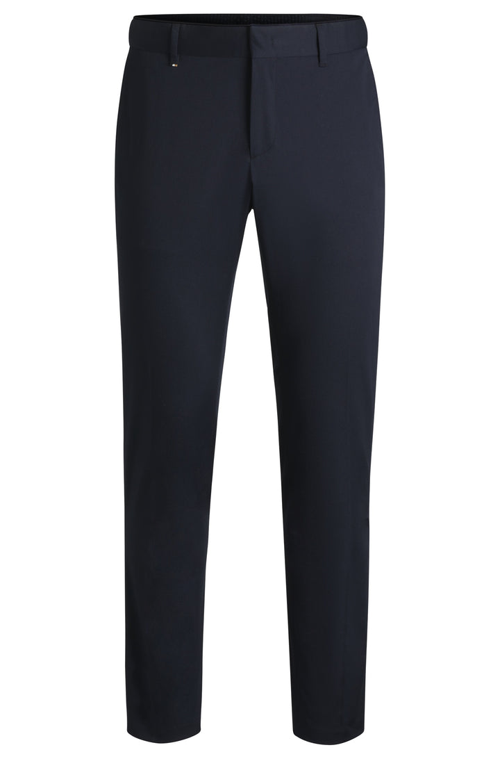 BOSS Trousers Slim Fit in Cotton Mix - C-GENIUS-DTL-WG-252F 10261959 01-50539970- Concorde Fashion#color_navy-404