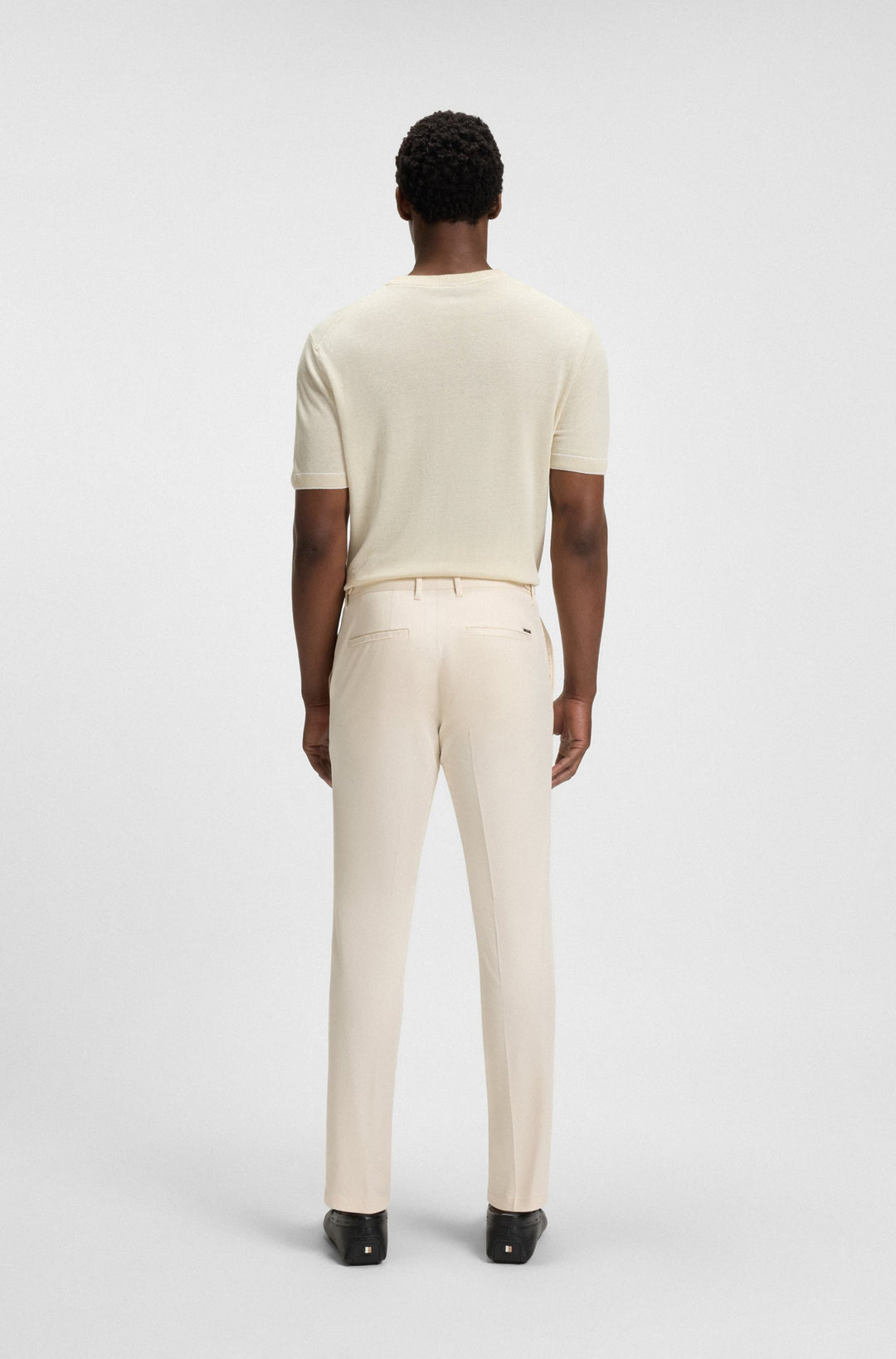 BOSS Trousers Slim Fit in Cotton Mix - C-GENIUS-DTL-WG-252F 10261959 01-50539970- Concorde Fashion#color_white-131