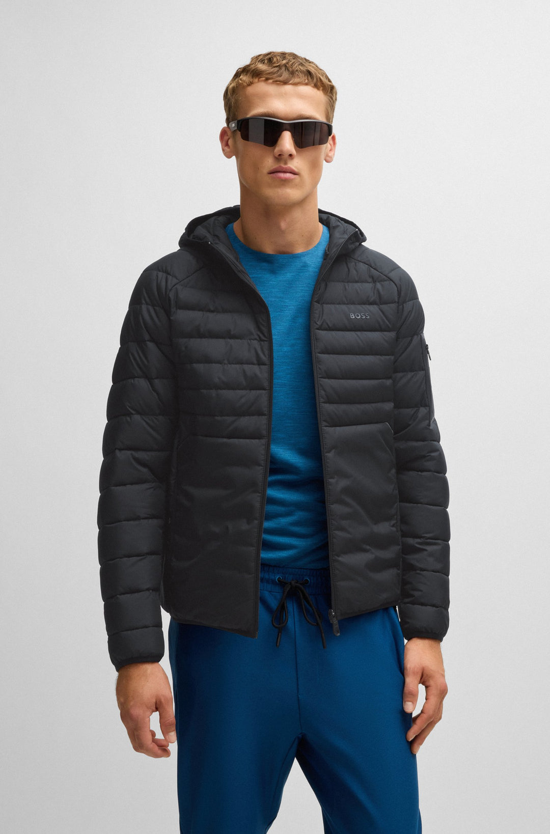 BOSS Casual Jackets Regular Fit in Polyester - J_THOR 2 10262007 01-50514761- Concorde Fashion#color_black-001