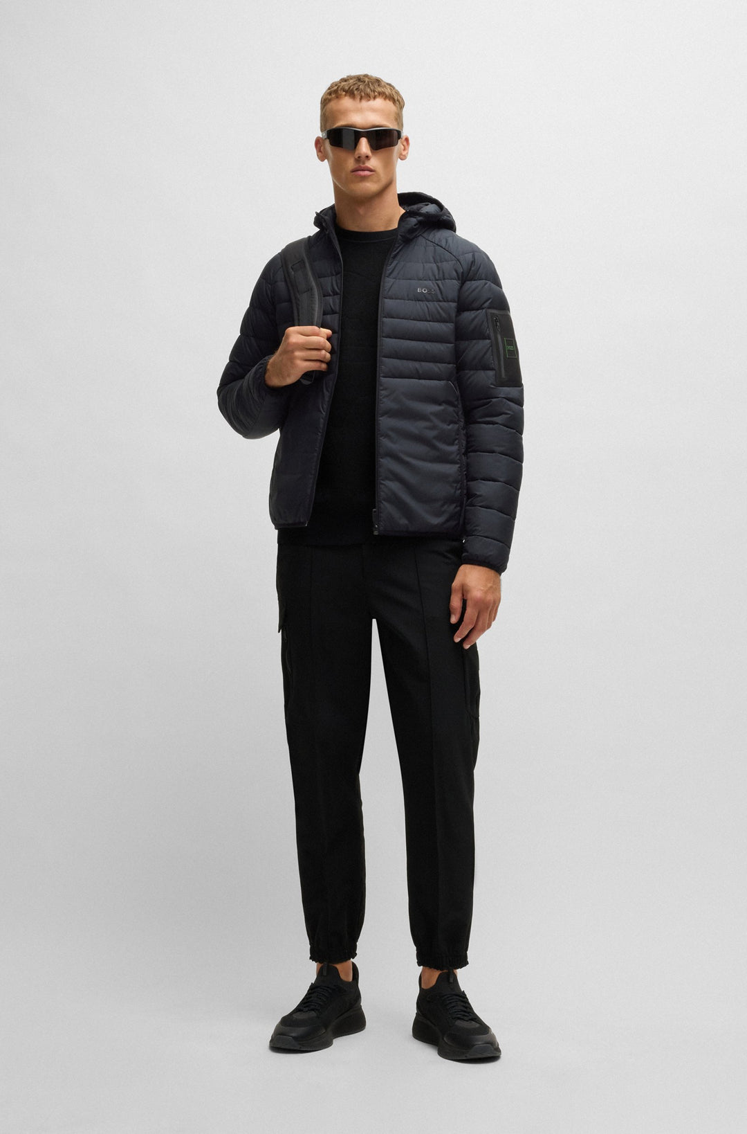 BOSS Casual Jackets Regular Fit in Polyester - J_THOR 2 10262007 01-50514761- Concorde Fashion#color_navy-402