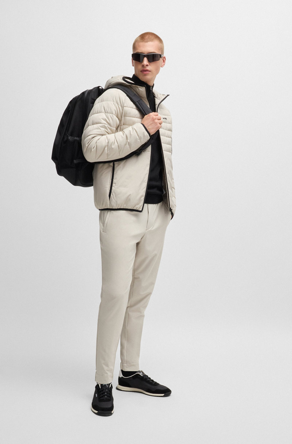 BOSS Casual Jackets Regular Fit in Polyester - J_THOR 2 10262007 01-50514761- Concorde Fashion#color_beige-271