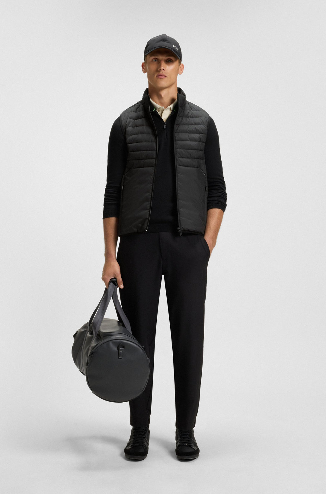 BOSS Vests Regular Fit - V_URBANEX VEST 50545867- Concorde Fashion#color_black-001