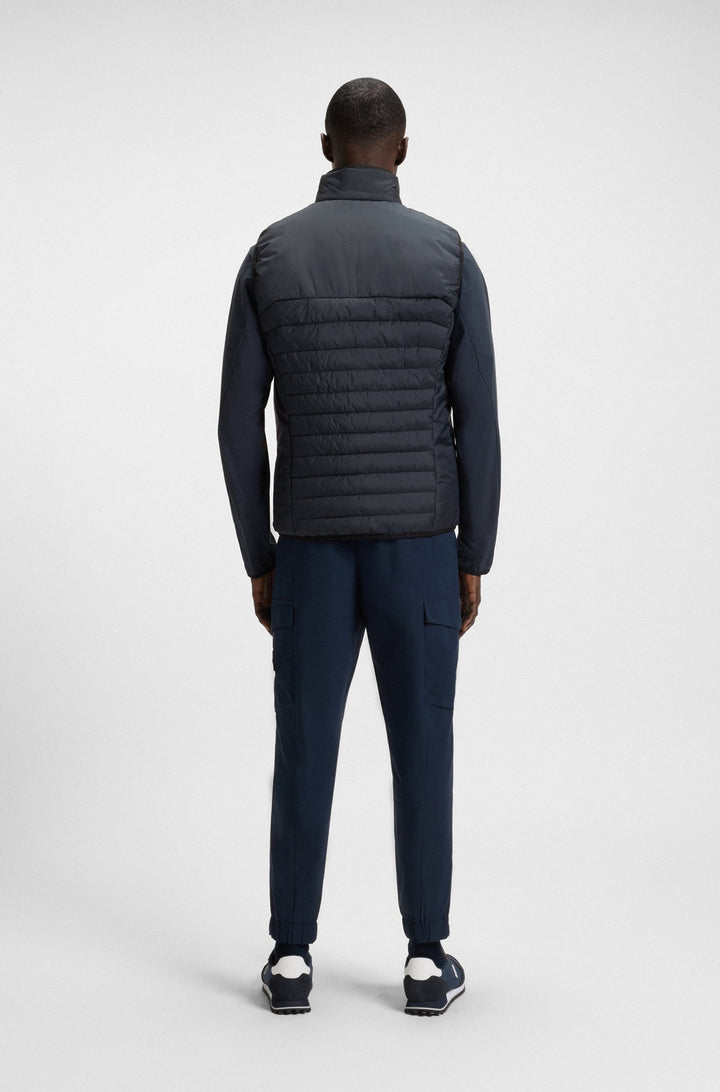 BOSS Vests Regular Fit - V_URBANEX VEST 50545867- Concorde Fashion#color_navy-402