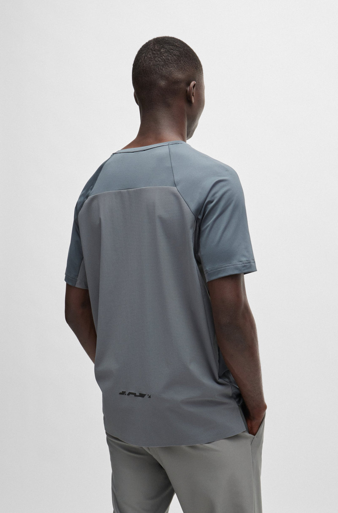 BOSS T-Shirts Regular Fit in Polyester Mix - TEE ACTIVE 4 10262069 01-50519360- Concorde Fashion#color_beige-251