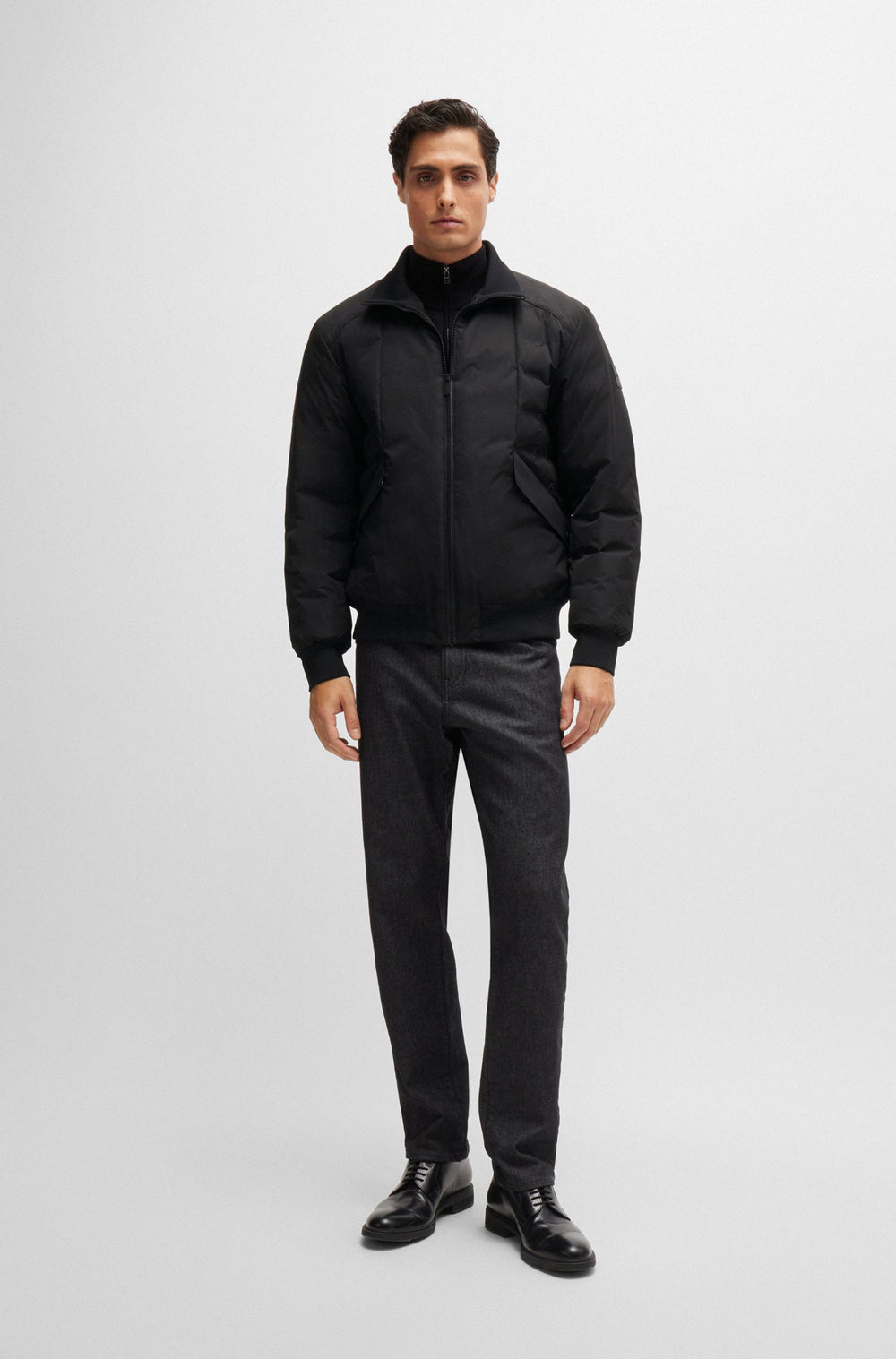BOSS Casual Jackets Regular Fit in Polyester - P-CHYMERO 10262105 01-50519279- Concorde Fashion#color_black-001