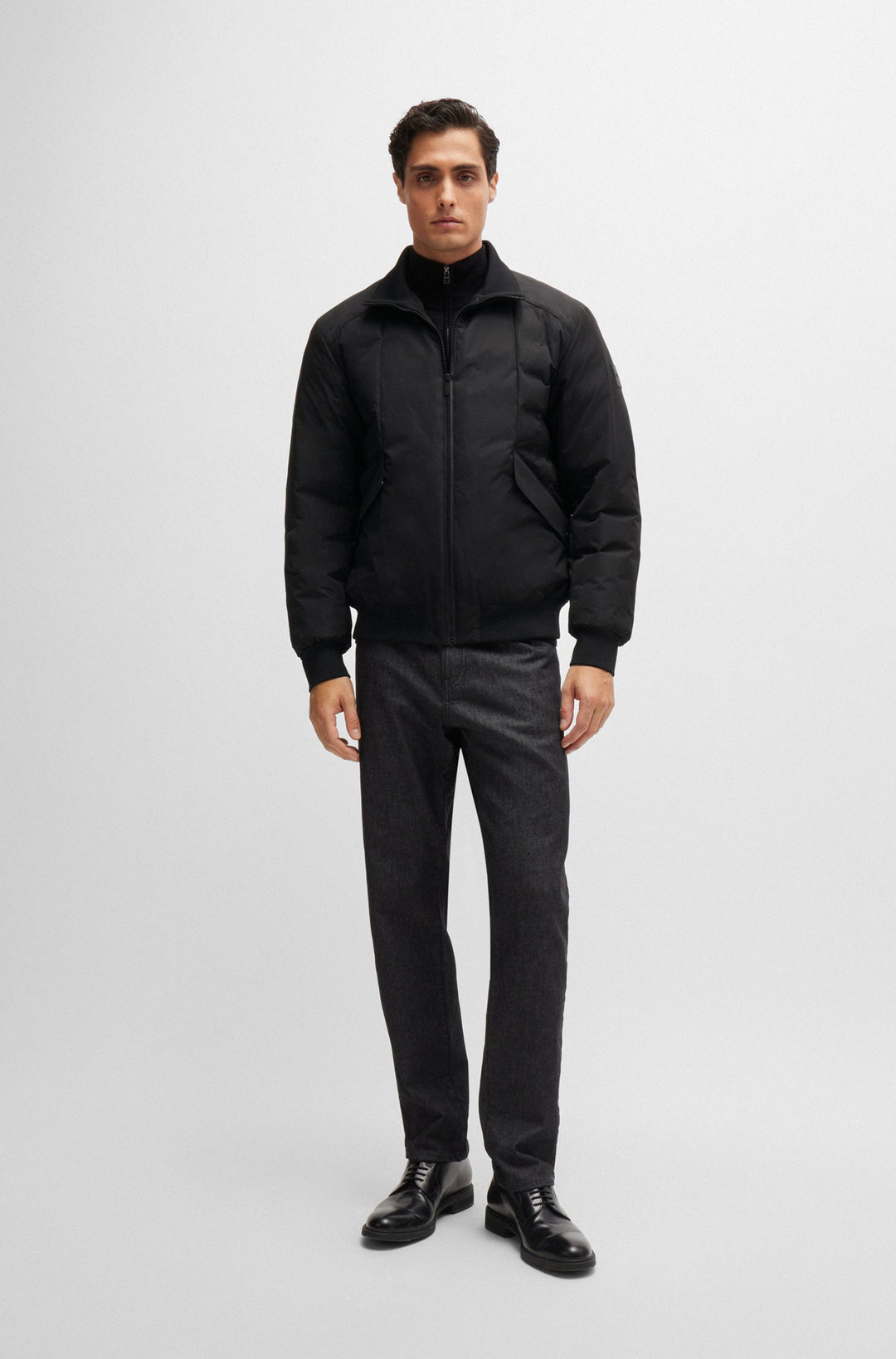 BOSS Casual Jackets Regular Fit in Polyester - P-CHYMERO 10262105 01-50519279- Concorde Fashion#color_black-001
