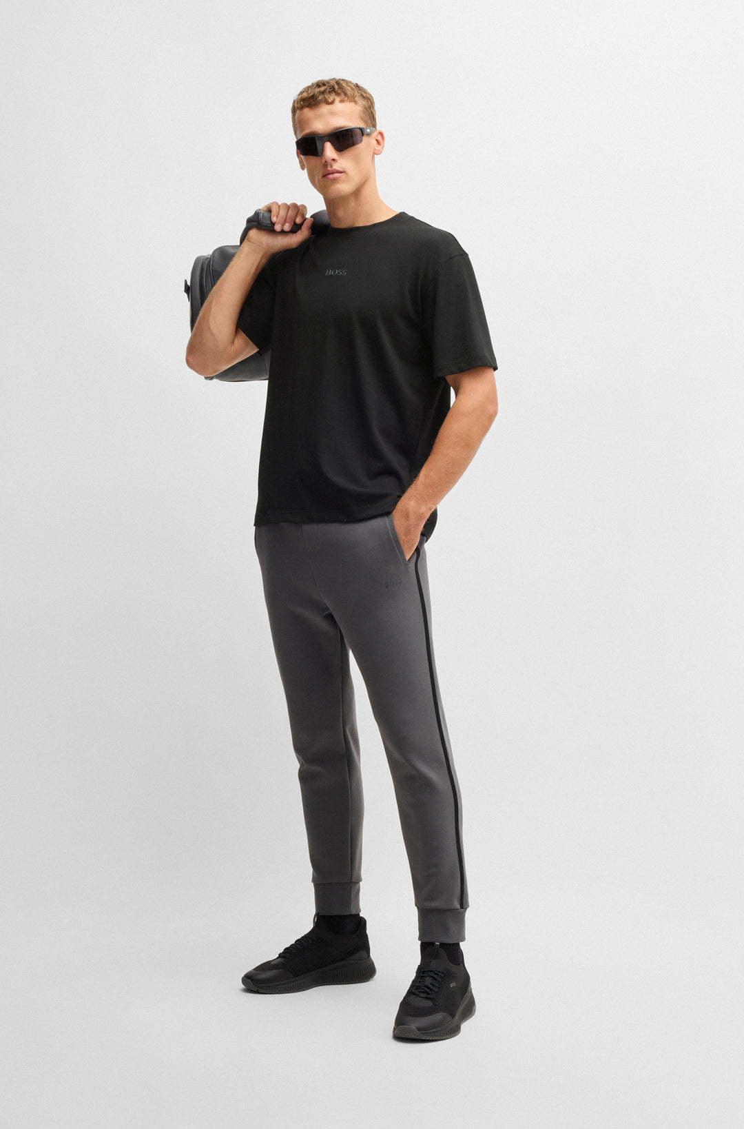 BOSS T-Shirts Oversize Fit in Cotton - TEE 10262150 01-50519368- Concorde Fashion#color_black-001