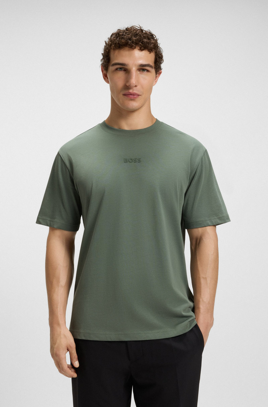 BOSS T-Shirts Oversize Fit,Oversized Fit - TEE 10 50519368- Concorde Fashion#color_green-358