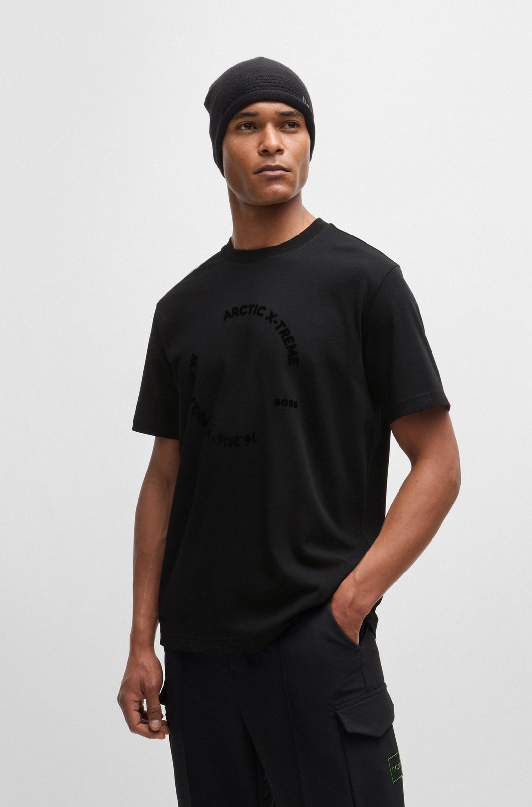 BOSS T-Shirts Relaxed Fit in Cotton - TEE 2 10262150 01-50525165- Concorde Fashion#color_black-001