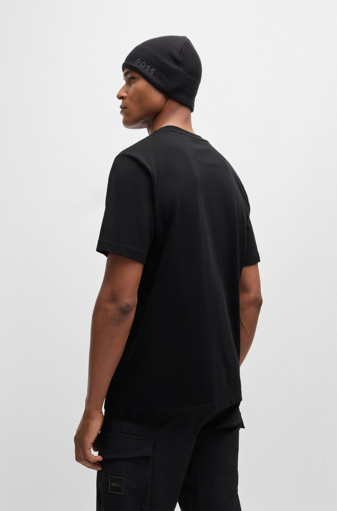 BOSS T-Shirts Relaxed Fit in Cotton - TEE 2 10262150 01-50525165- Concorde Fashion#color_black-001