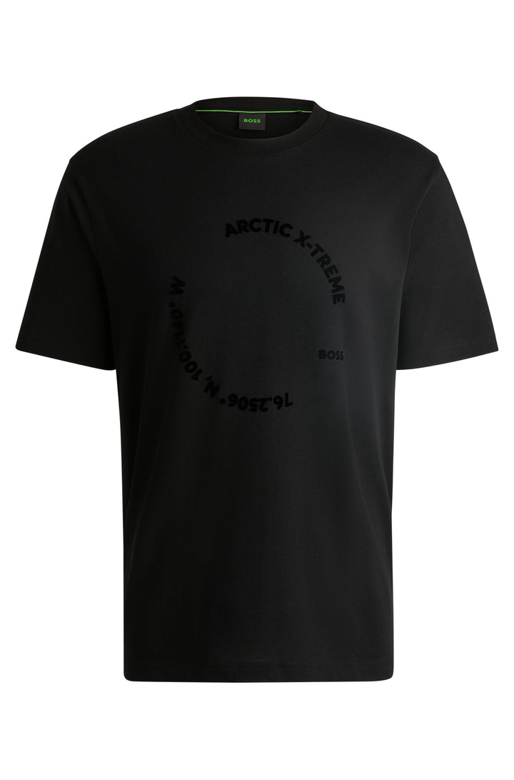BOSS T-Shirts Relaxed Fit in Cotton - TEE 2 10262150 01-50525165- Concorde Fashion#color_black-001