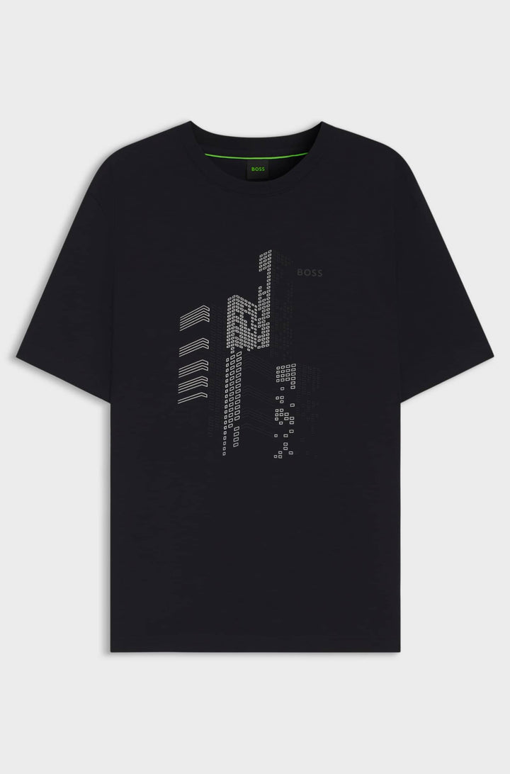 BOSS T-Shirts Relaxed Fit - TEE GRX ZONE 50552184- Concorde Fashion#color_navy-402