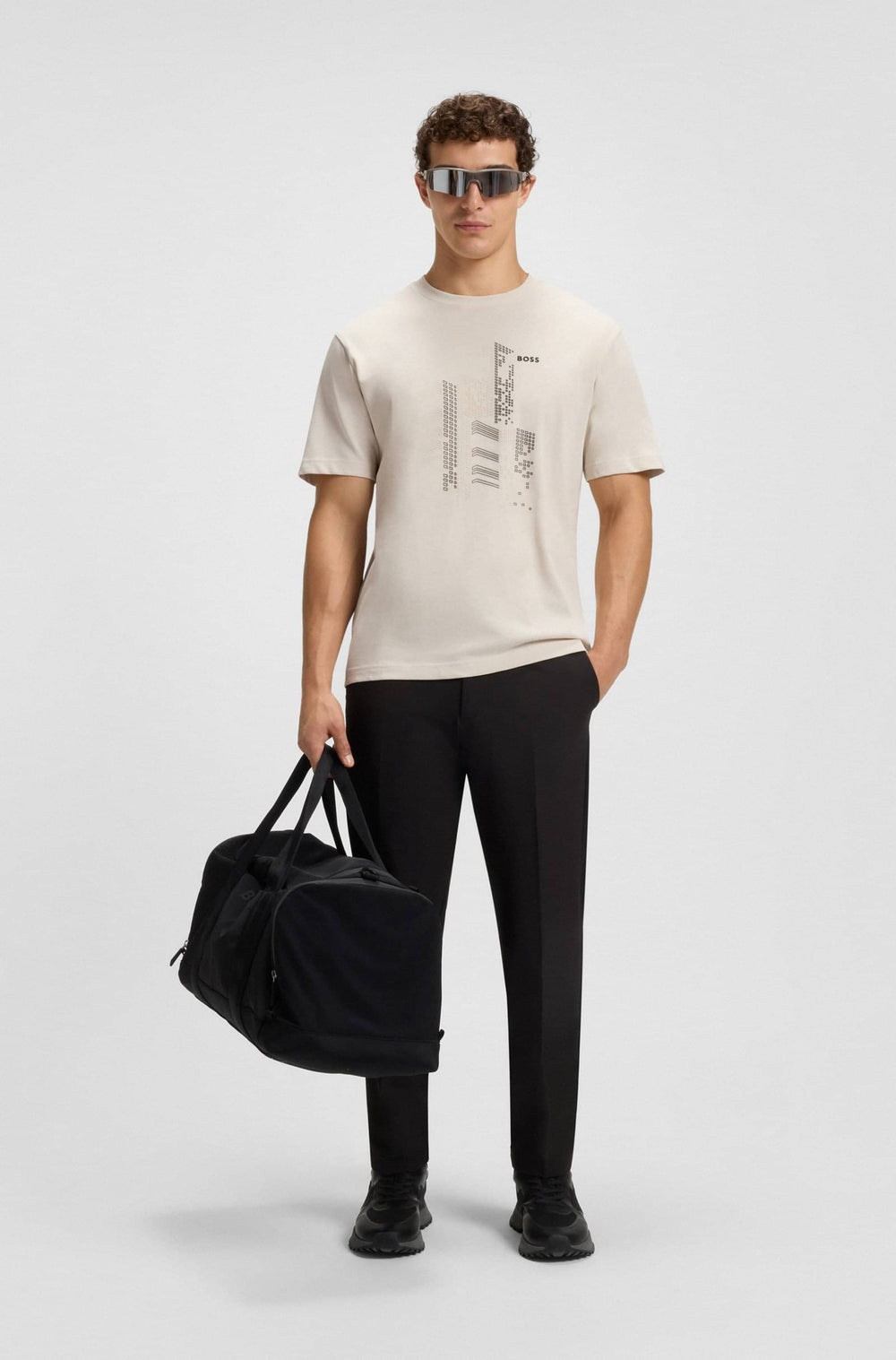 BOSS T-Shirts Relaxed Fit - TEE GRX ZONE 50552184- Concorde Fashion#color_white-131