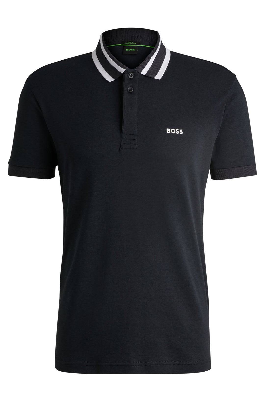 BOSS Polos Regular Fit in Cotton - PAULE 10262274 01-50525172- Concorde Fashion#color_navy-402