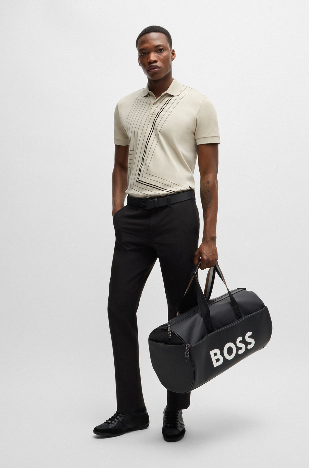 BOSS Polos Regular Fit in Cotton - PADDY 2 10262274 01-50525174- Concorde Fashion#color_beige-271