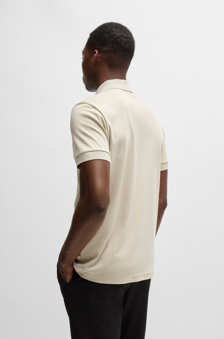 BOSS Polos Regular Fit in Cotton - PADDY 2 10262274 01-50525174- Concorde Fashion#color_beige-271