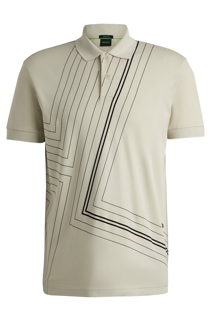BOSS Polos Regular Fit in Cotton - PADDY 2 10262274 01-50525174- Concorde Fashion#color_beige-271