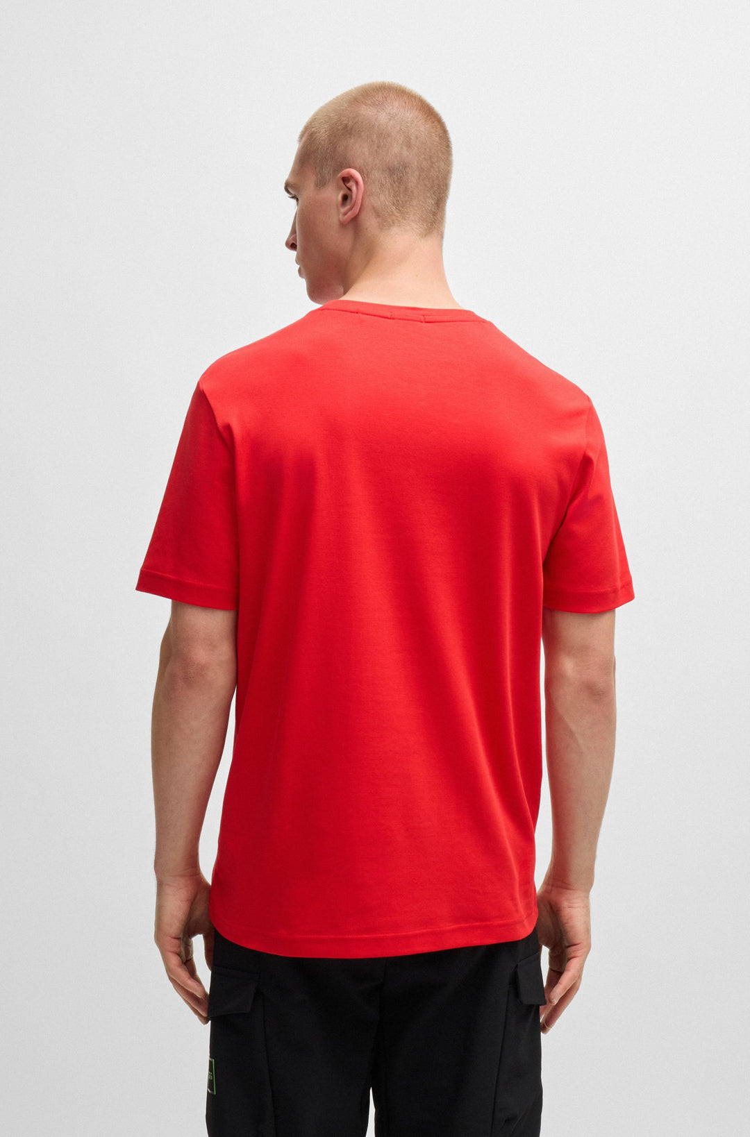 BOSS T-Shirts Regular Fit in Cotton - TEE 9 10262274 01-50525219- Concorde Fashion#color_red-645