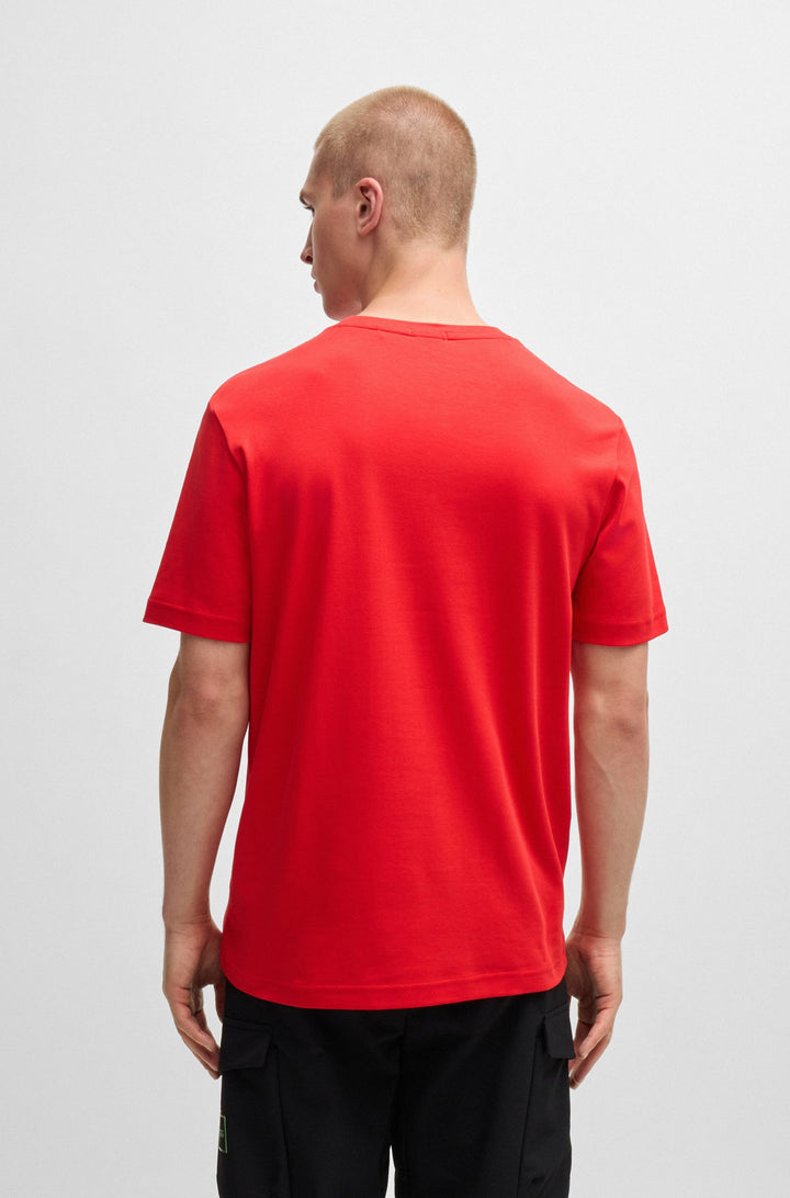 BOSS T-Shirts Regular Fit in Cotton - TEE 9 10262274 01-50525219- Concorde Fashion#color_red-645
